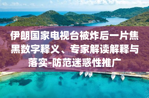 伊朗國家電視臺被炸后一片焦黑數字釋義、專家解讀解釋與落實-防范迷惑性推廣