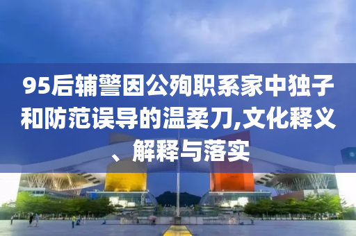 95后輔警因公殉職系家中獨(dú)子和防范誤導(dǎo)的溫柔刀,文化釋義、解釋與落實(shí)