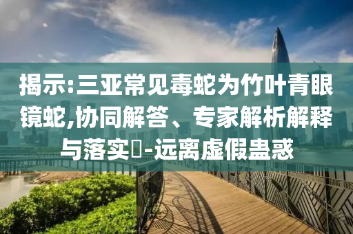 揭示:三亞常見毒蛇為竹葉青眼鏡蛇,協(xié)同解答、專家解析解釋與落實(shí)?-遠(yuǎn)離虛假蠱惑