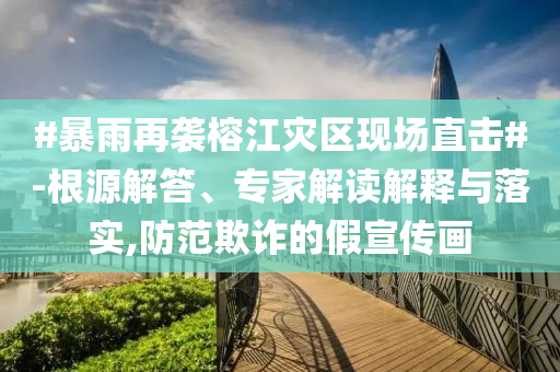 #暴雨再襲榕江災(zāi)區(qū)現(xiàn)場直擊#-根源解答、專家解讀解釋與落實(shí),防范欺詐的假宣傳畫