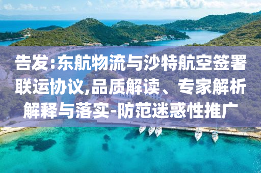 告發(fā):東航物流與沙特航空簽署聯(lián)運(yùn)協(xié)議,品質(zhì)解讀、專家解析解釋與落實(shí)-防范迷惑性推廣