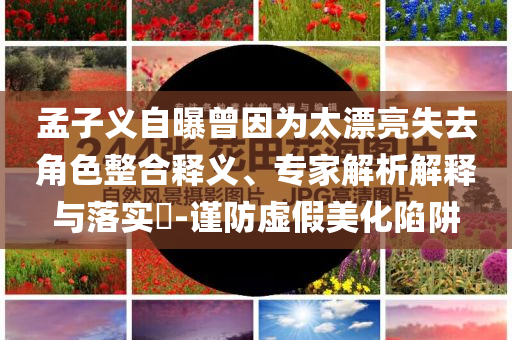 孟子義自曝曾因?yàn)樘潦ソ巧厢屃x、專家解析解釋與落實(shí)?-謹(jǐn)防虛假美化陷阱