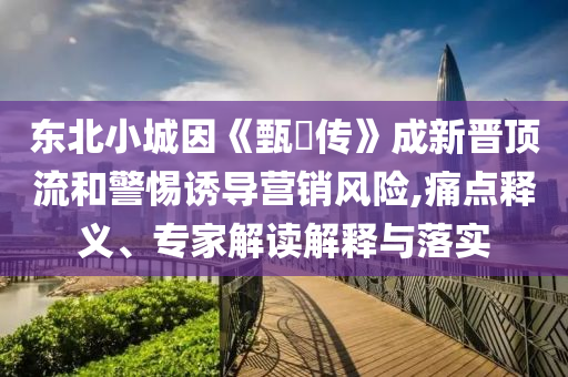 東北小城因《甄嬛傳》成新晉頂流和警惕誘導(dǎo)營銷風(fēng)險,痛點釋義、專家解讀解釋與落實