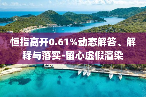 恒指高開(kāi)0.61%動(dòng)態(tài)解答、解釋與落實(shí)-留心虛假渲染