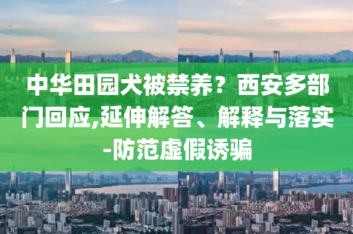 中華田園犬被禁養(yǎng)？西安多部門(mén)回應(yīng),延伸解答、解釋與落實(shí)-防范虛假誘騙
