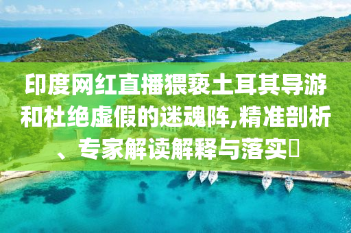 印度網(wǎng)紅直播猥褻土耳其導(dǎo)游和杜絕虛假的迷魂陣,精準(zhǔn)剖析、專(zhuān)家解讀解釋與落實(shí)?