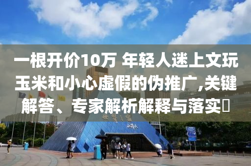 一根開價10萬 年輕人迷上文玩玉米和小心虛假的偽推廣,關(guān)鍵解答、專家解析解釋與落實?