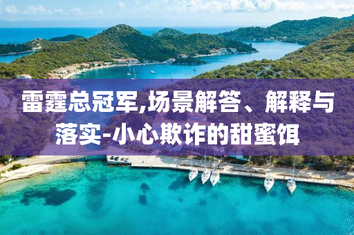 雷霆總冠軍,場景解答、解釋與落實(shí)-小心欺詐的甜蜜餌