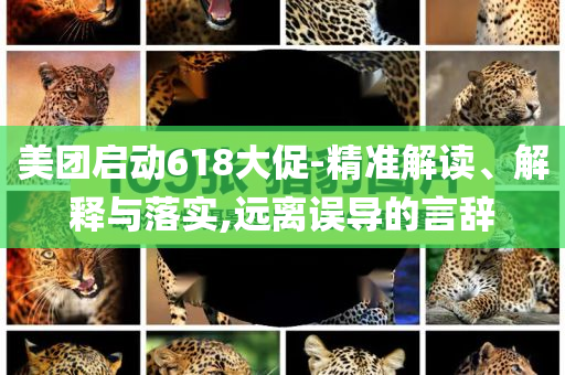 美團(tuán)啟動618大促-精準(zhǔn)解讀、解釋與落實(shí),遠(yuǎn)離誤導(dǎo)的言辭