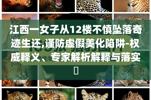 江西一女子從12樓不慎墜落奇跡生還,謹(jǐn)防虛假美化陷阱-權(quán)威釋義、專家解析解釋與落實(shí)?