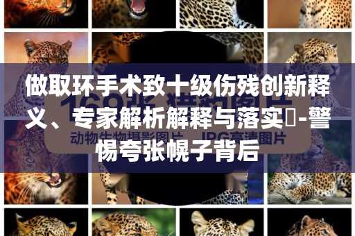 做取環(huán)手術(shù)致十級(jí)傷殘創(chuàng)新釋義、專家解析解釋與落實(shí)?-警惕夸張幌子背后