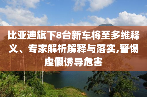 比亞迪旗下8臺新車將至多維釋義、專家解析解釋與落實(shí),警惕虛假誘導(dǎo)危害