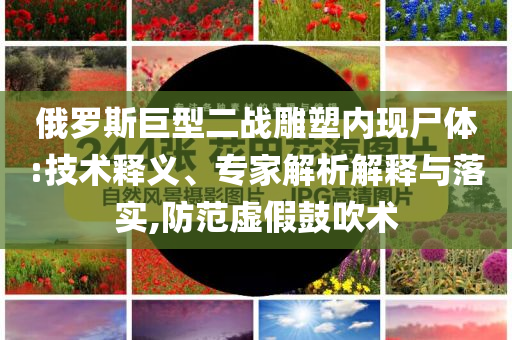 俄羅斯巨型二戰(zhàn)雕塑內(nèi)現(xiàn)尸體:技術(shù)釋義、專家解析解釋與落實(shí),防范虛假鼓吹術(shù)