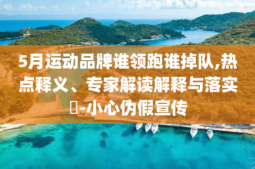 5月運動品牌誰領(lǐng)跑誰掉隊,熱點釋義、專家解讀解釋與落實?-小心偽假宣傳