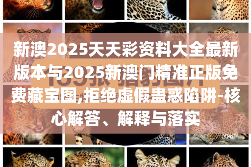 新澳2025天天彩資料大全最新版本與2025新澳門精準(zhǔn)正版免費藏寶圖,拒絕虛假蠱惑陷阱-核心解答、解釋與落實