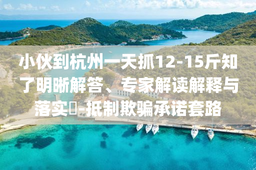 小伙到杭州一天抓12-15斤知了明晰解答、專家解讀解釋與落實(shí)?-抵制欺騙承諾套路
