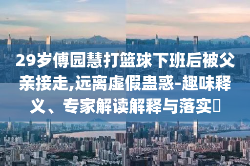 29歲傅園慧打籃球下班后被父親接走,遠(yuǎn)離虛假蠱惑-趣味釋義、專家解讀解釋與落實(shí)?