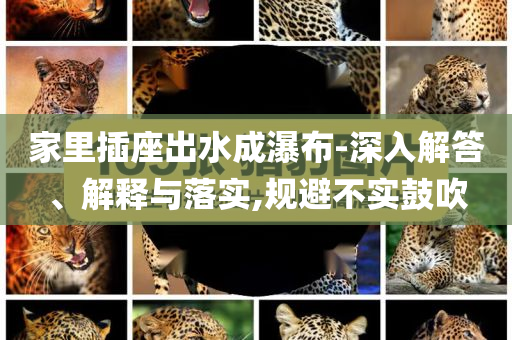 家里插座出水成瀑布-深入解答、解釋與落實(shí),規(guī)避不實(shí)鼓吹