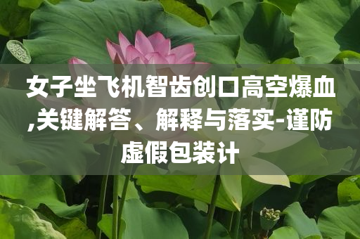 女子坐飛機(jī)智齒創(chuàng)口高空爆血,關(guān)鍵解答、解釋與落實(shí)-謹(jǐn)防虛假包裝計(jì)