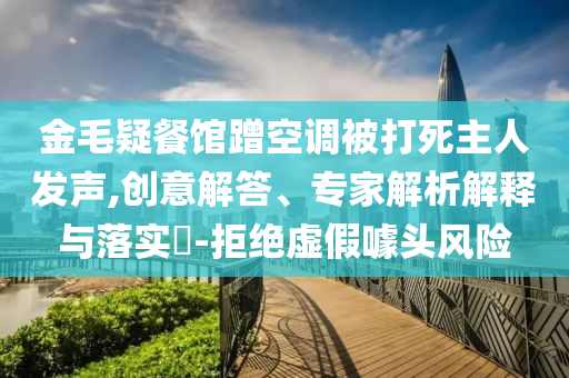 金毛疑餐館蹭空調(diào)被打死主人發(fā)聲,創(chuàng)意解答、專家解析解釋與落實?-拒絕虛假噱頭風險