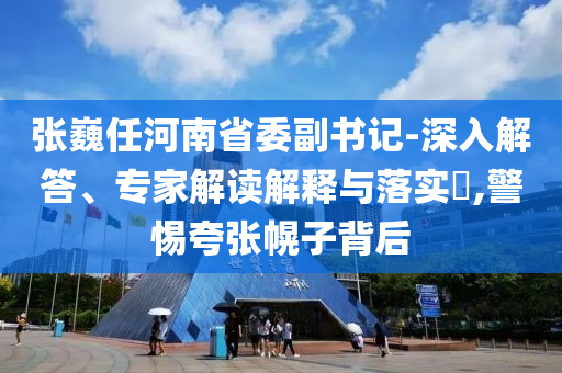 張巍任河南省委副書記-深入解答、專家解讀解釋與落實?,警惕夸張幌子背后
