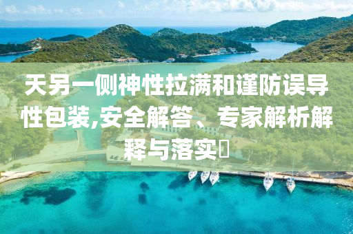 天另一側(cè)神性拉滿和謹(jǐn)防誤導(dǎo)性包裝,安全解答、專家解析解釋與落實(shí)?