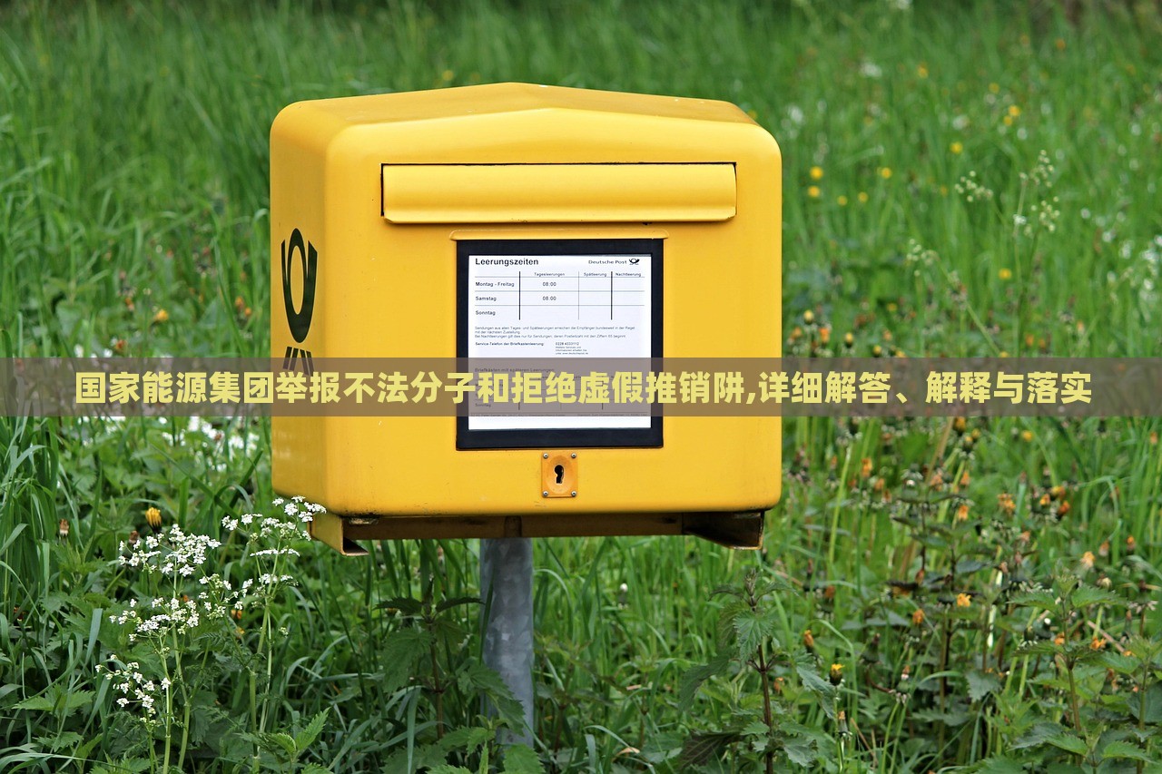 國家能源集團舉報不法分子和拒絕虛假推銷阱,詳細解答、解釋與落實
